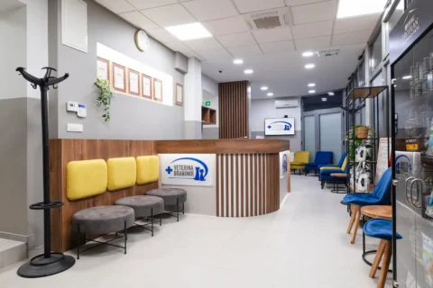 Recepcija i čekaonica ordinacije na Laništu